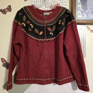 Vintage | 90s Fall Sweater Cardigan